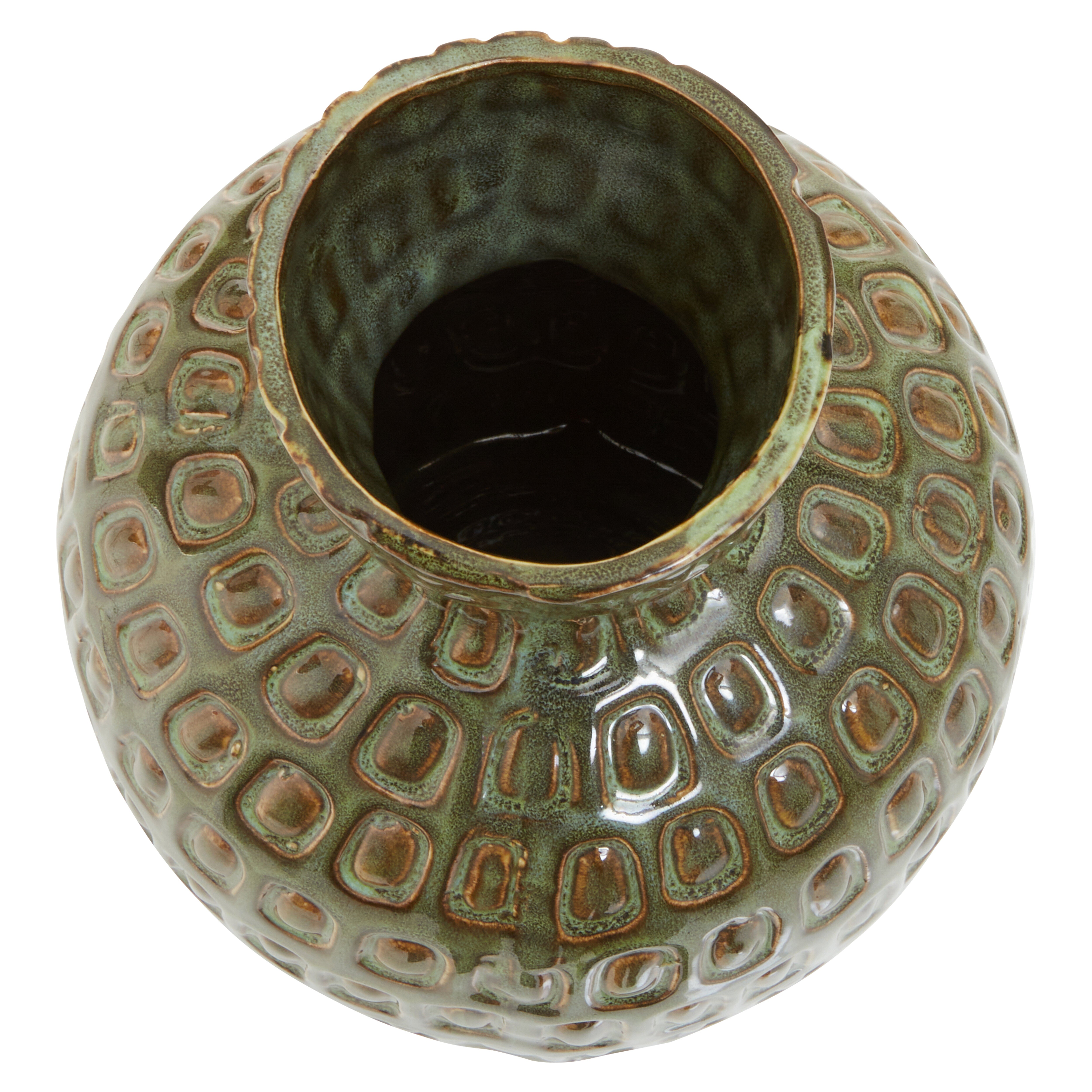 Borello Handcrafted Geometric Ceramic Vase | Large